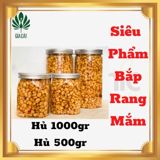 Bắp Rang Tỏi Ớt ( Bắp Nếp Chiên Giòn) - Ngô Cay Thơm Ngon Khó Cưỡng Hủ 1000g Và Hủ 500g