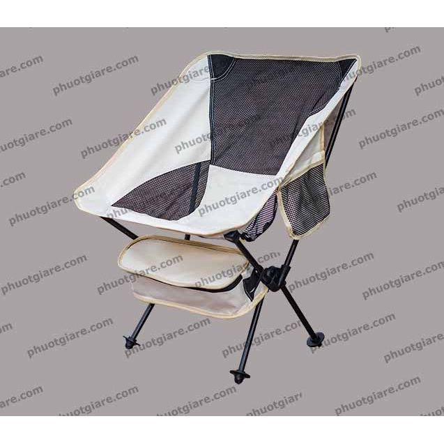 Ghế xếp gọn 120kg phượt dã ngoại du lịch câu cá cắm trại mini