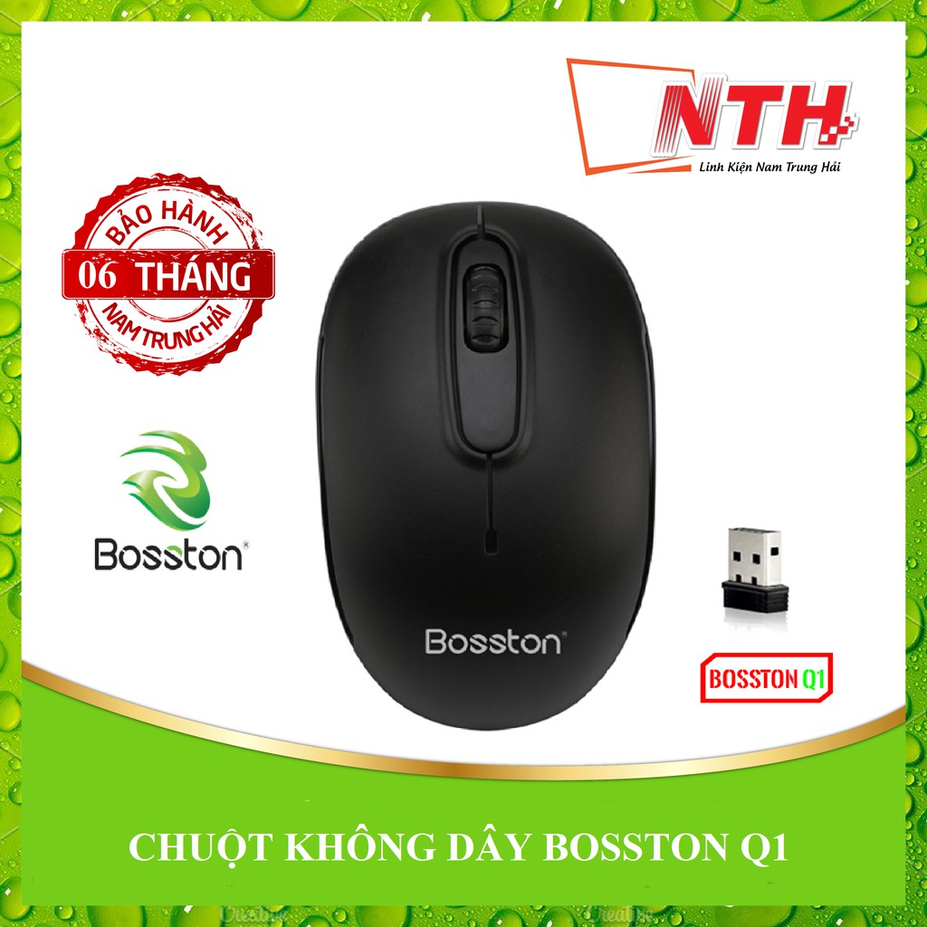 [BH 24T] CHUỘT KHÔNG DÂY BOSSTON Q1