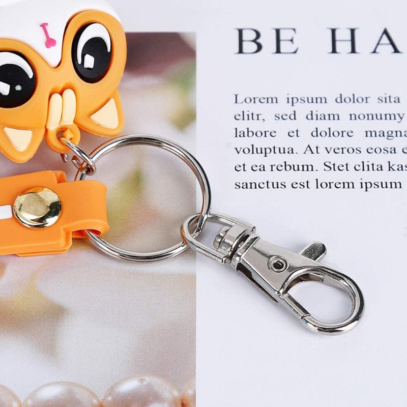 Set 100 Móc Khóa Có Vòng Xoay Nhiều Kích Cỡ S / L Làm Đồ Thủ Công DIY