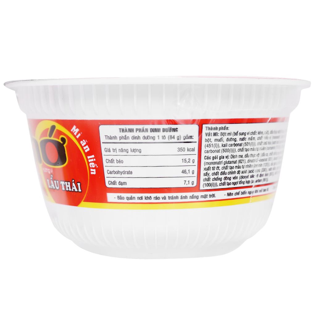 Thùng mì tô Nhớ Mãi Mãi Lẩu Thái (12 tô)