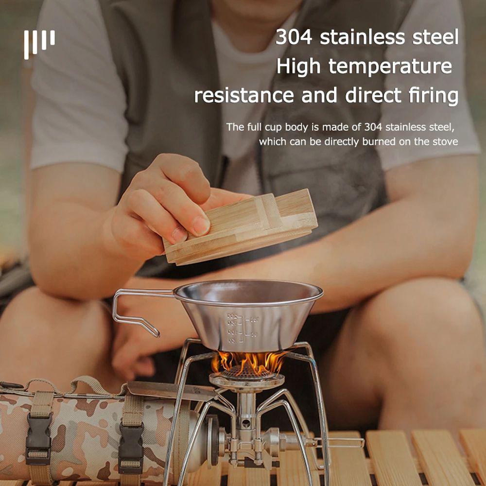 Tô Inox Đựng Cà Phê Có Thể Gấp Gọn Tiện Dụng Mang Theo Du Lịch Dã Ngoại