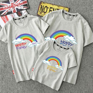 Áo thun gia đình Family cầu vồng dễ thương, giá gốc tận xưởng