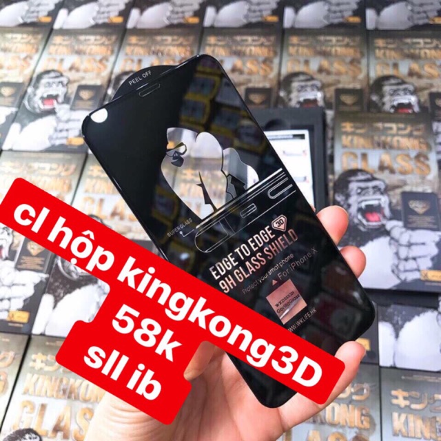 Kính cường lực 3D Kingkong