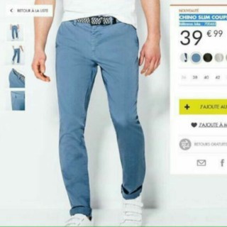 Quần Khakis dài Nam JULES xịn full tem tag giấy.