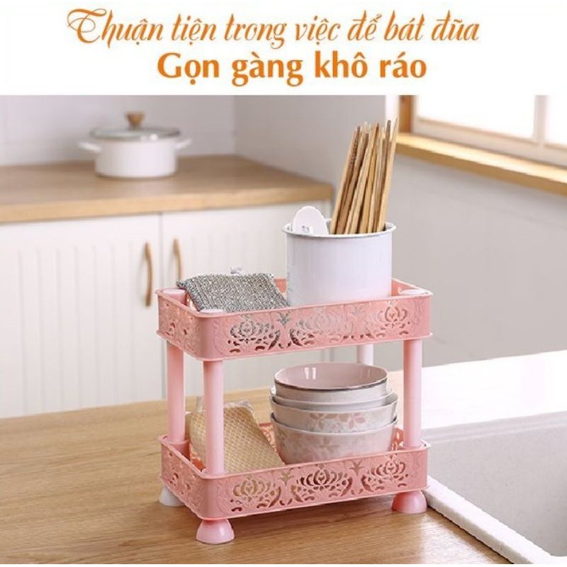 Kệ chữ nhật xếp tầng nhựa Việt Nhật