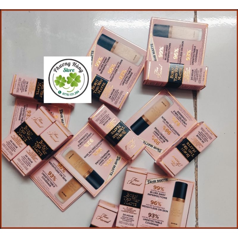 Mẫu thử mini kem nền các hãng mỹ phẩm nổi tiếng