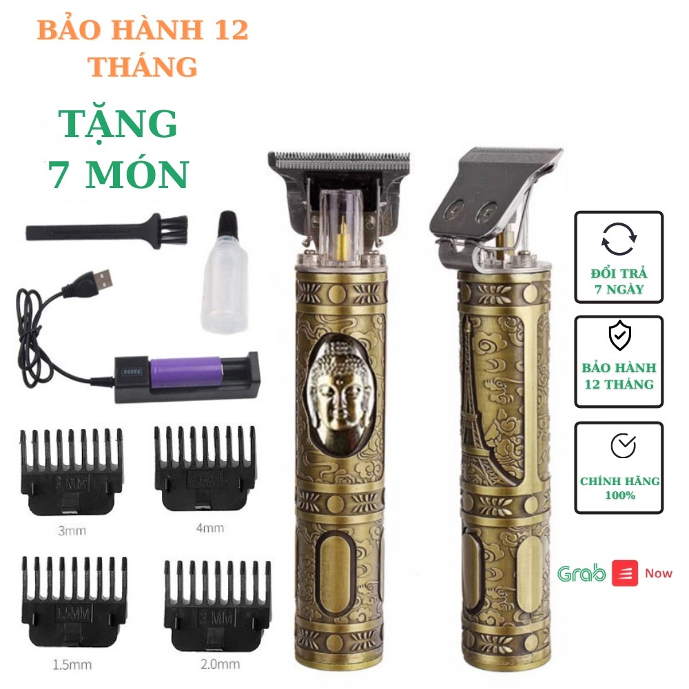 Tông đơ cắt tóc - cạo râu - bấm viền DALING 1073 - Tông đơ chấn viền sạc điện cầm tay Pin rời hót nhất 2021