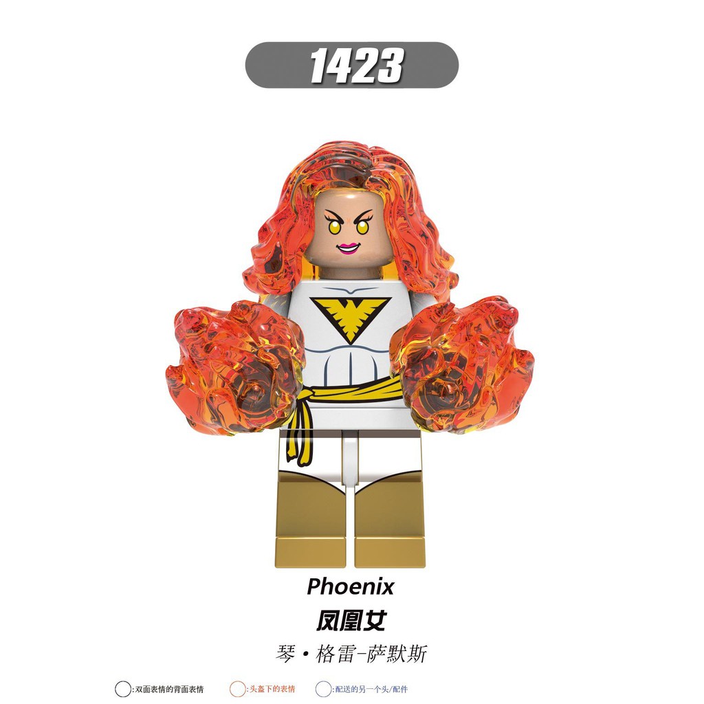 Xếp Hình Minifigures Các Nhân Vật Trong Dark Phoenix X-Men - Đồ Chơi Lắp Ráp non-lego X0277 [B4]