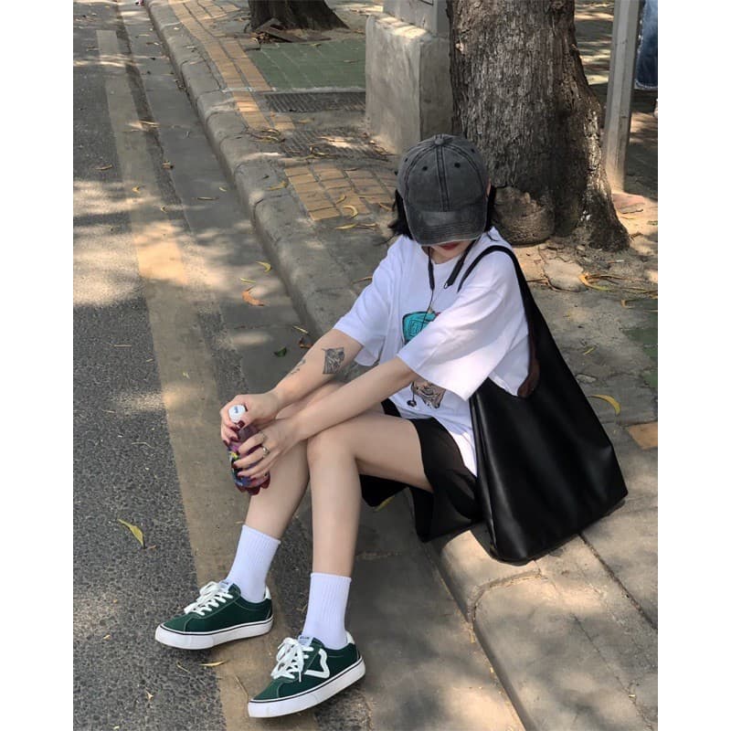 Set bộ đùi thể thao và áo thun cộc tay ALIFE Unisex nam nữ chất thun mềm mát - CUTEZOO