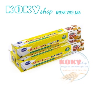 Giấy nến Eufood 30cm x 5m, Giấy nướng bánh không thấm dầu - Dụng cụ làm bánh KOKY shop