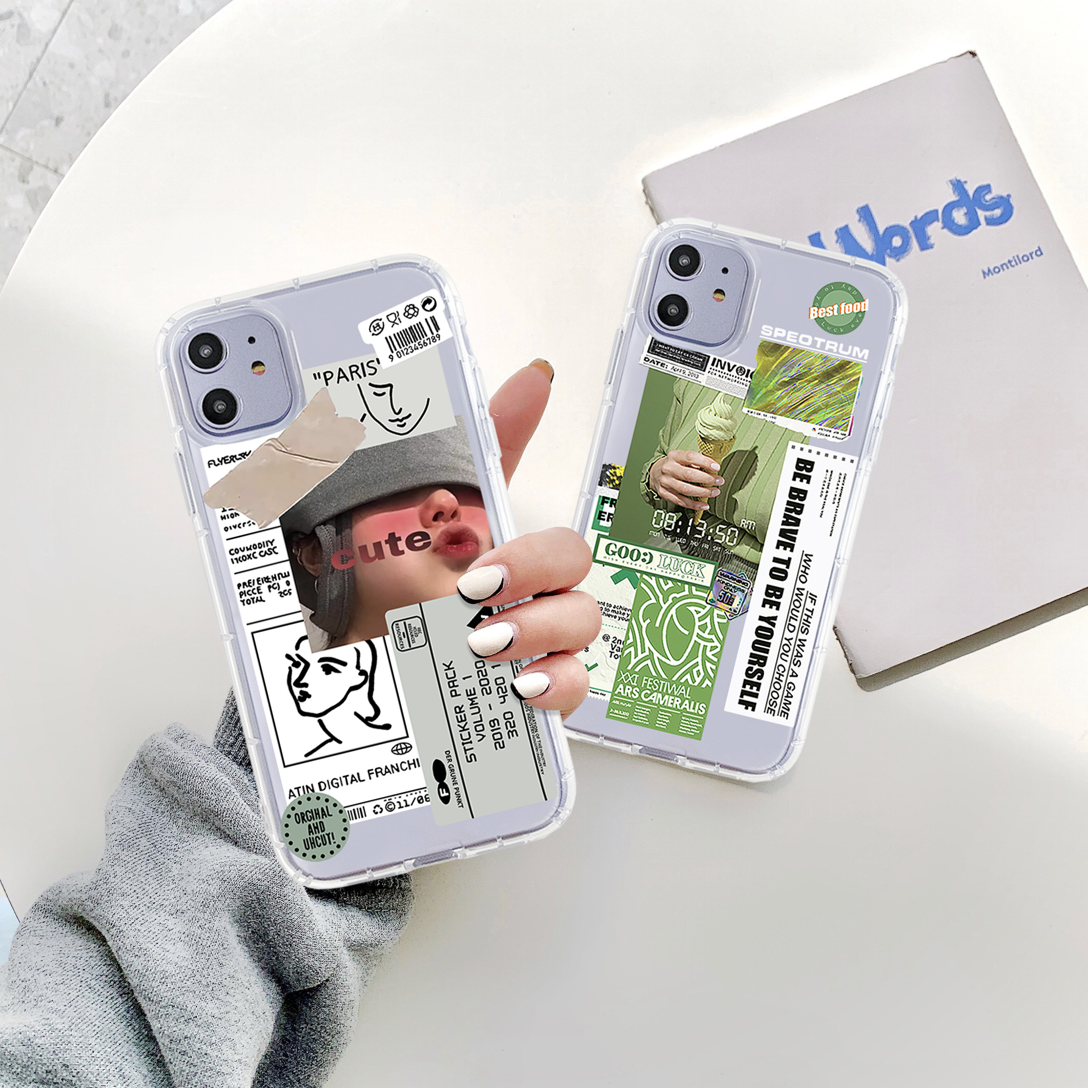 Phone case in English character printing for IPhone 12 12Pro 12ProMax 6 6S 7 8 Plus X XS 11 11ProMax SE(2020)