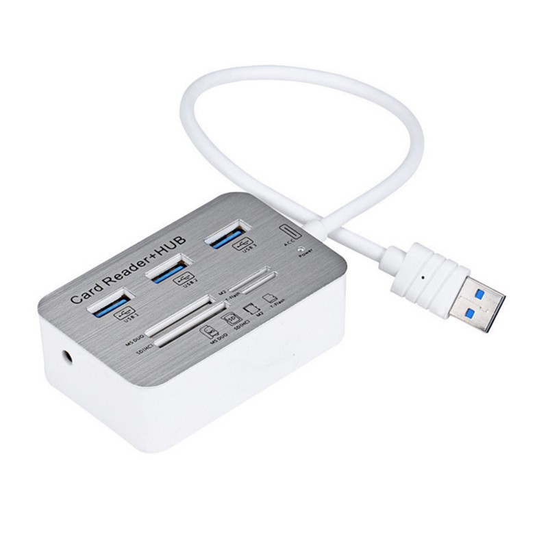 Đầu Đọc Thẻ Nhớ 3 Cổng Usb 3.0 Ms Sd M2 Tf