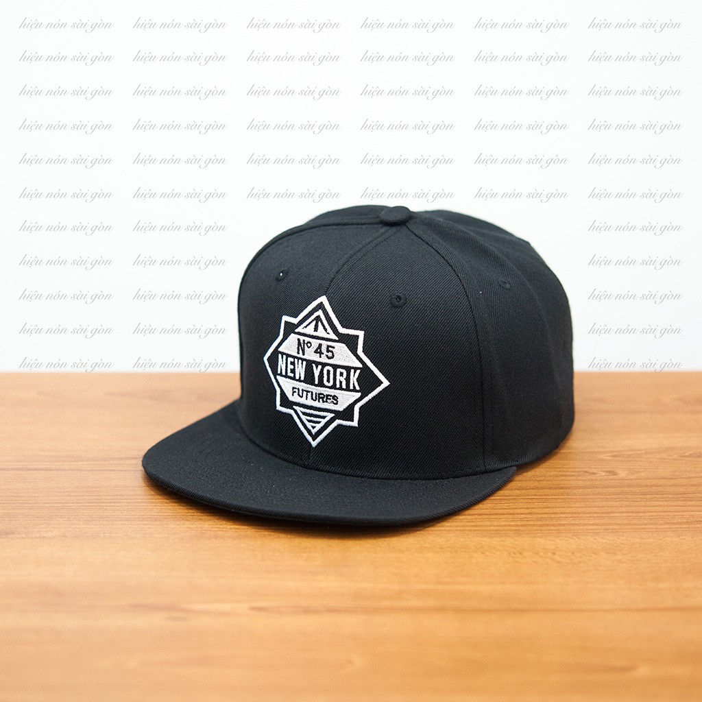 Nón vành ngang Nixon_Đen 02