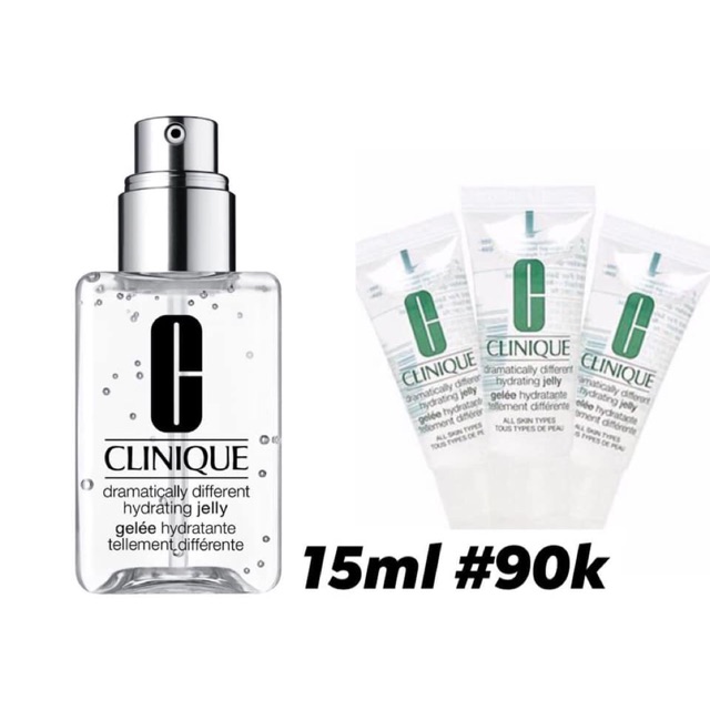 Gel dưỡng ẩm Clinique Dramatically Different Hydrating Jelly 15ml