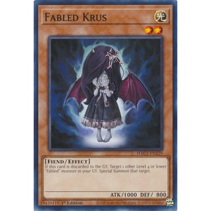 Thẻ Bài YuGiOh Fabled Krus - HAC1-EN129 - Common 1st Edition