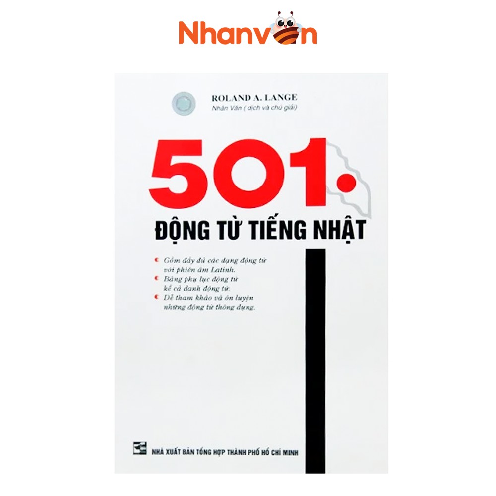 Sách - 501 Động Từ Tiếng Nhật - Độc quyền Nhân Văn