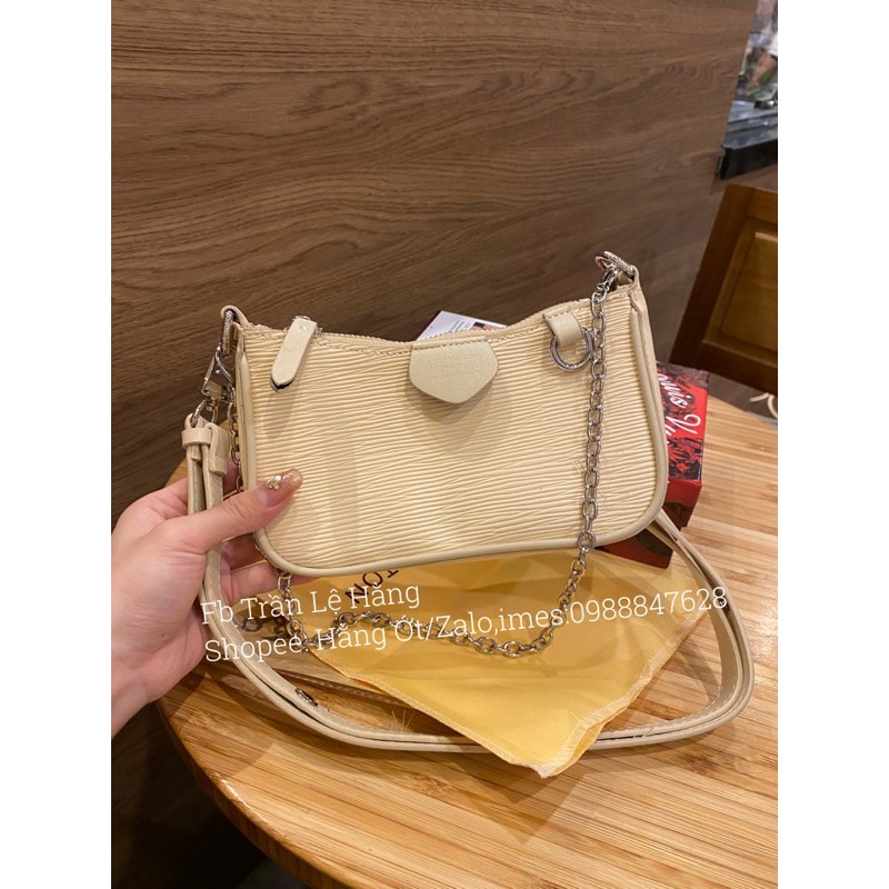 Túi Chữ LL Chất Tăm sz 20cm kèm hộp | BigBuy360 - bigbuy360.vn