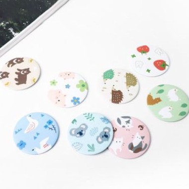 Lẻ 1 Gương mini cầm tay Hàn Quốc dễ thương - Gương Mini Bỏ Túi