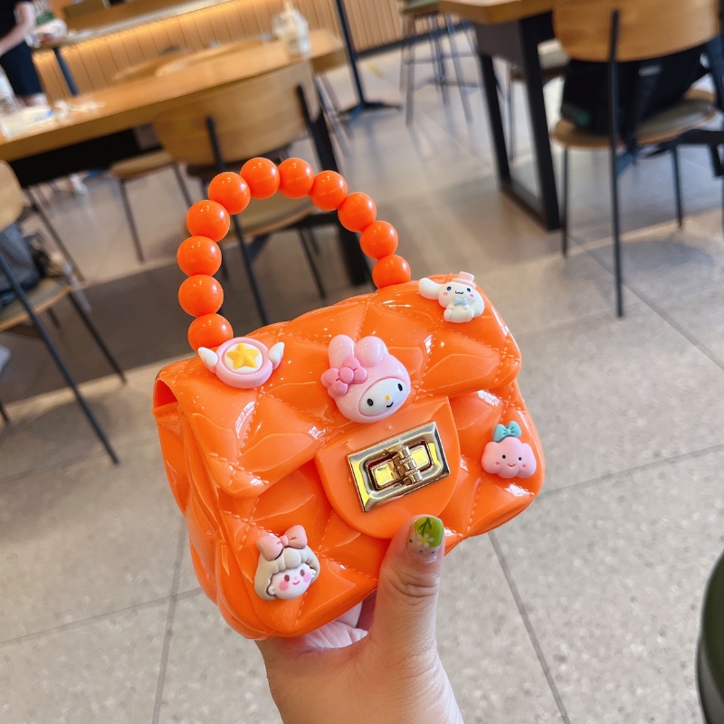 Túi đeo chéo mini cho bé gái, túi xách trẻ em xinh xắn dễ thương nhiều màu chất liệu nhựa dẻo an toàn ZG Boutique