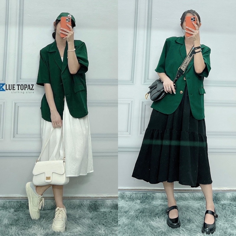 áo blazer tay ngắn 1 lớp | BigBuy360 - bigbuy360.vn