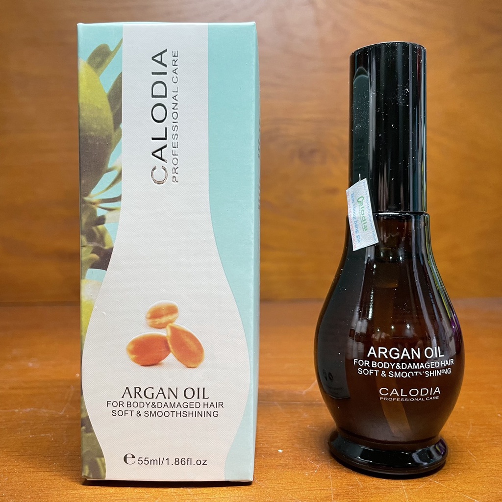 Tinh dầu phục hồi Calodia Argan Oil bóng tóc 55ml