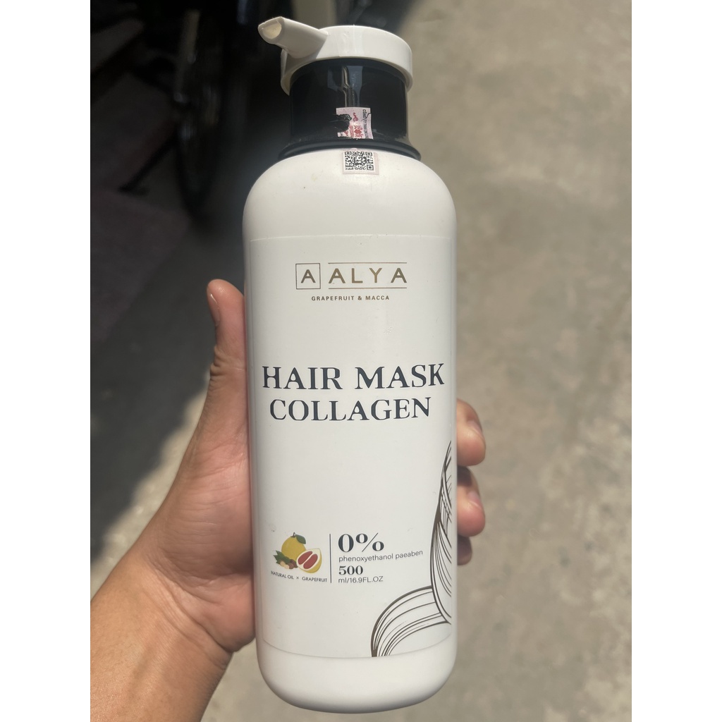 Kem Hấp Ủ Tóc Bưởi Grapefruit Macca Collagen Phục Hồi Siêu Mềm Mượt 500ML. HÀNG CHÍNH HÃNG