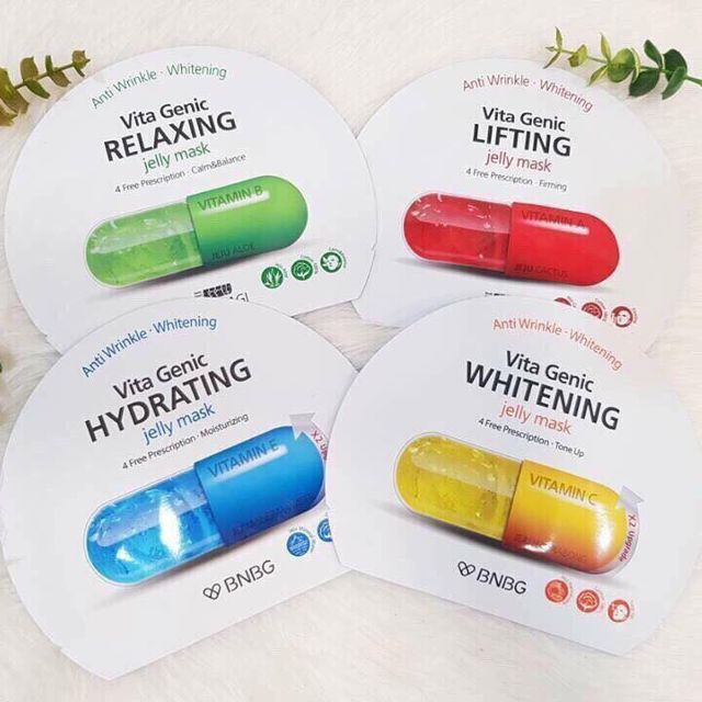 Lẻ 1 Miếng Mặt Nạ Giấy BNBG Vita Genic Jelly Mask Chính hãng | Thế Giới Skin Care