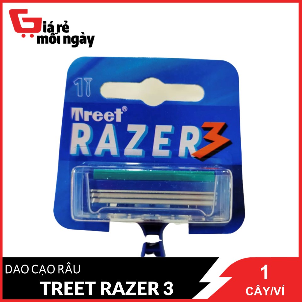 Dao cạo Treet Razer 3 Dao cạo râu xanh dương 1 cây