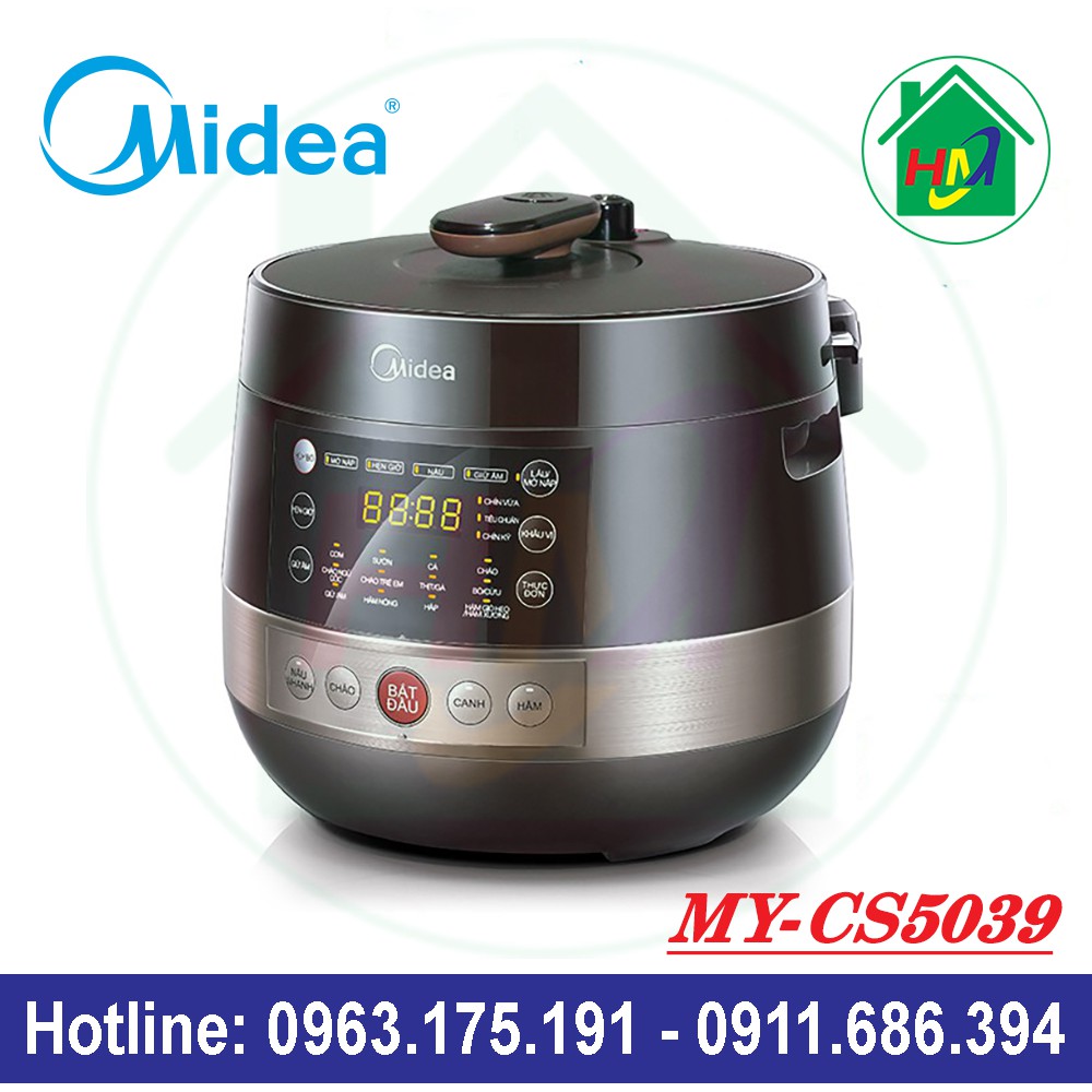 Nồi Áp Suất Điện Tử Midea 5L MY-CS5039