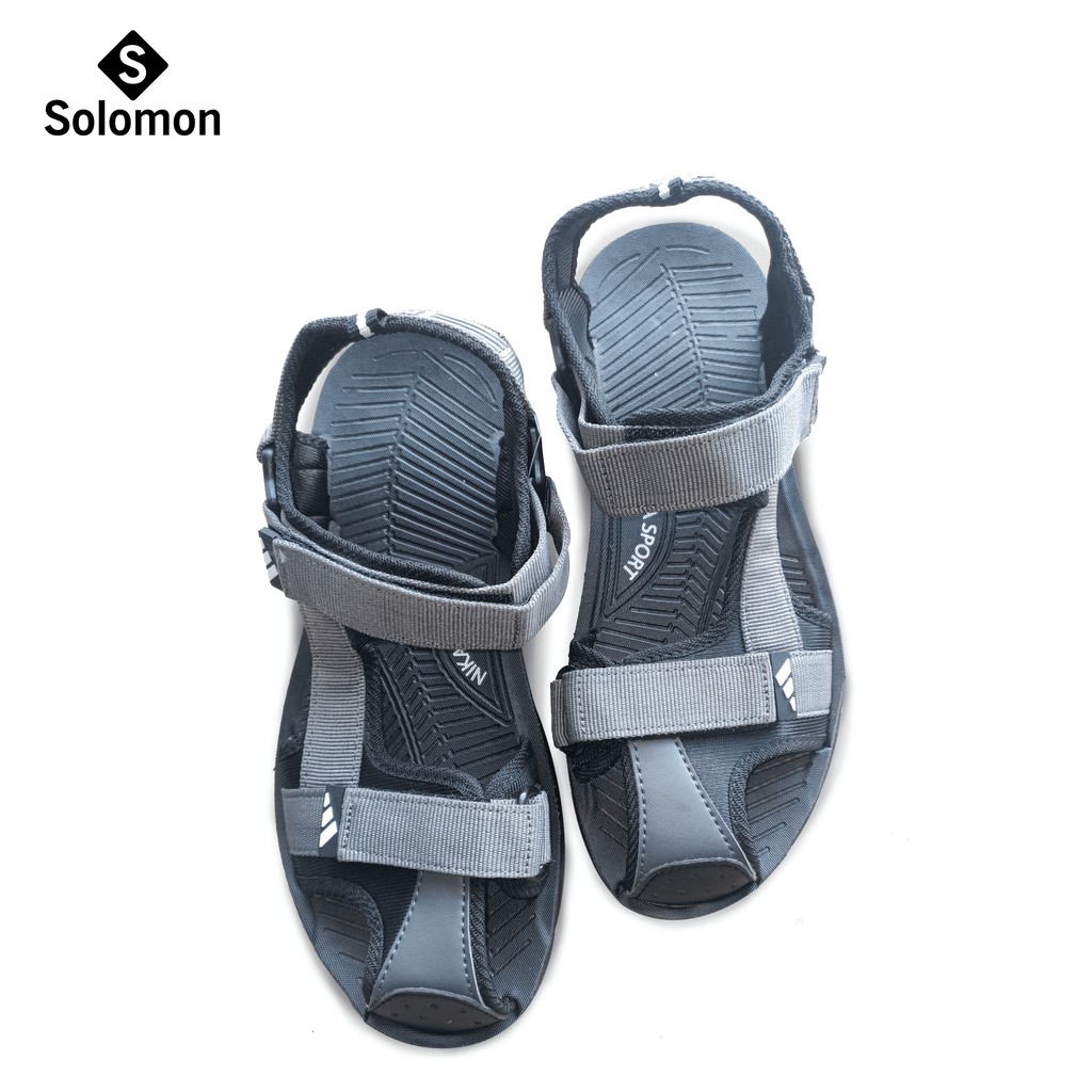 Giày Sandal Nam Nữ Chống Trơn Quai Hậu Thời Trang Cao Cấp Xuất Khẩu Solomon BMSD03