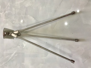Móc áo dài 3 chia inox 304 - Móc đồ chia 3