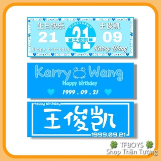 banner sinh nhật Khải