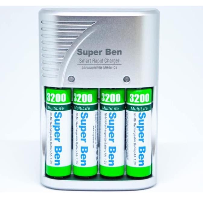 BÁN CHẠY--Bộ sạc Pin AA/AAA Super