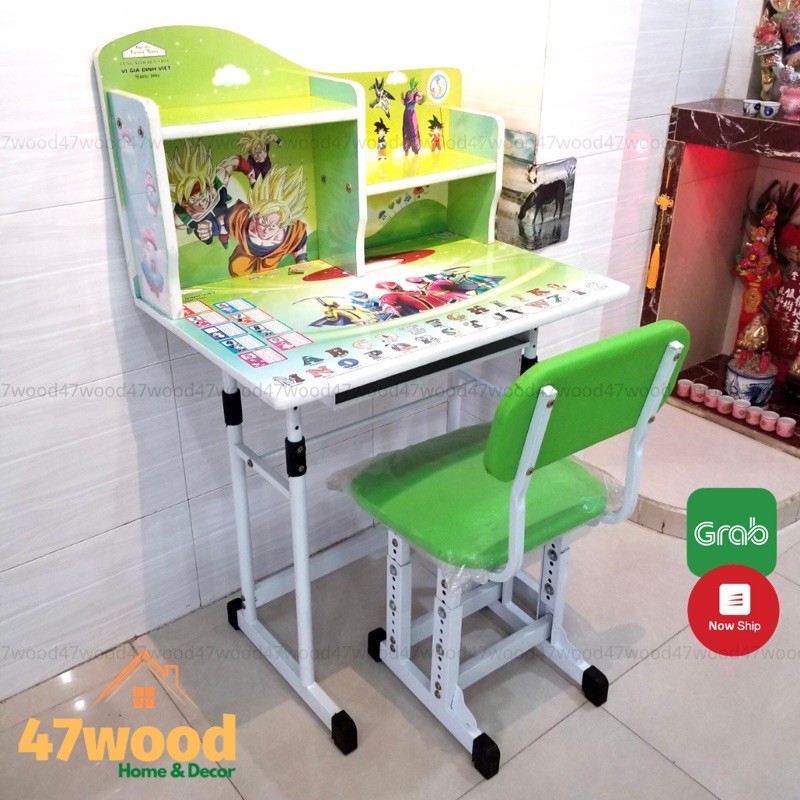 BỘ BÀN GHẾ TRẺ EM TĂNG CHỈNH ĐỘ CAO - HÀNG VIỆT NAM CHẤT LƯỢNG CAO 47WOOD