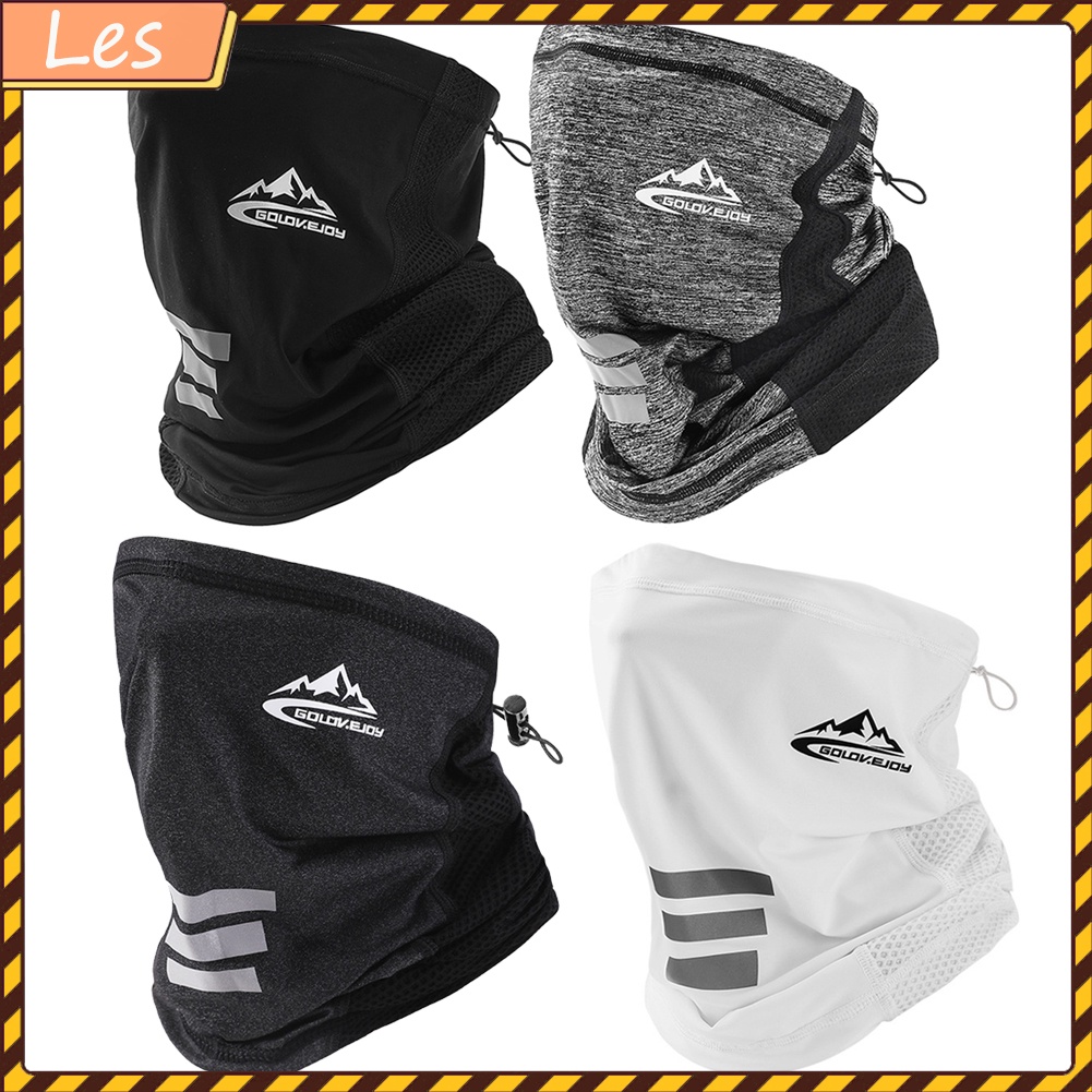 Khăn quàng cổ dạng ống bằng lụa lạnh chống UV khi chơi thể thao