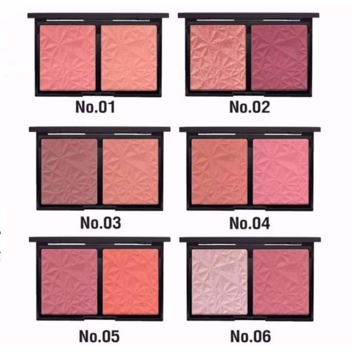 Phấn Má Hồng 2 ô ODBO Sweet Dual Blush On (OD160)