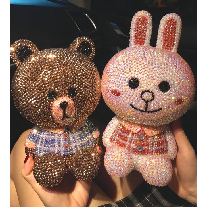 [CÓ SẴN] GẤU BROWN, THỎ CONY ĐÍNH ĐÁ