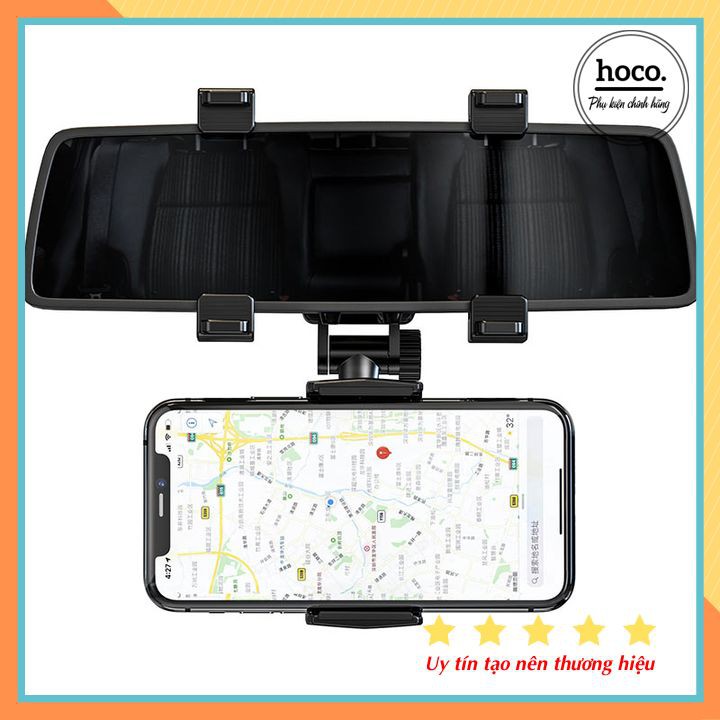 Gía Đỡ Điện Thoại Gương Chiếu Hậu Trong Xe Hơi Hoco CA70 Chính Hãng | BigBuy360 - bigbuy360.vn