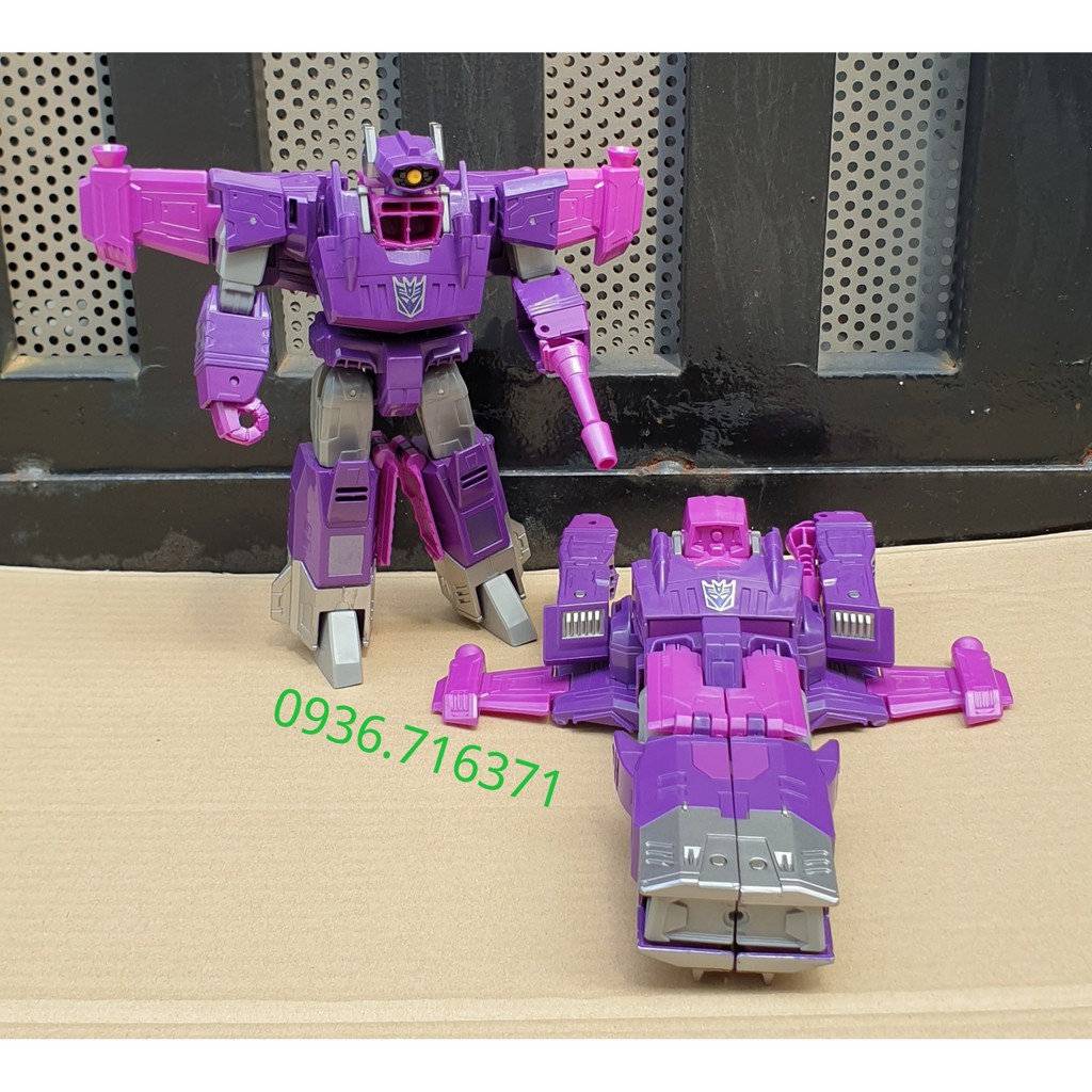 Robot biến hình Transformers Hasbro - Cyber Battalion SHOCKWAVE màu tím