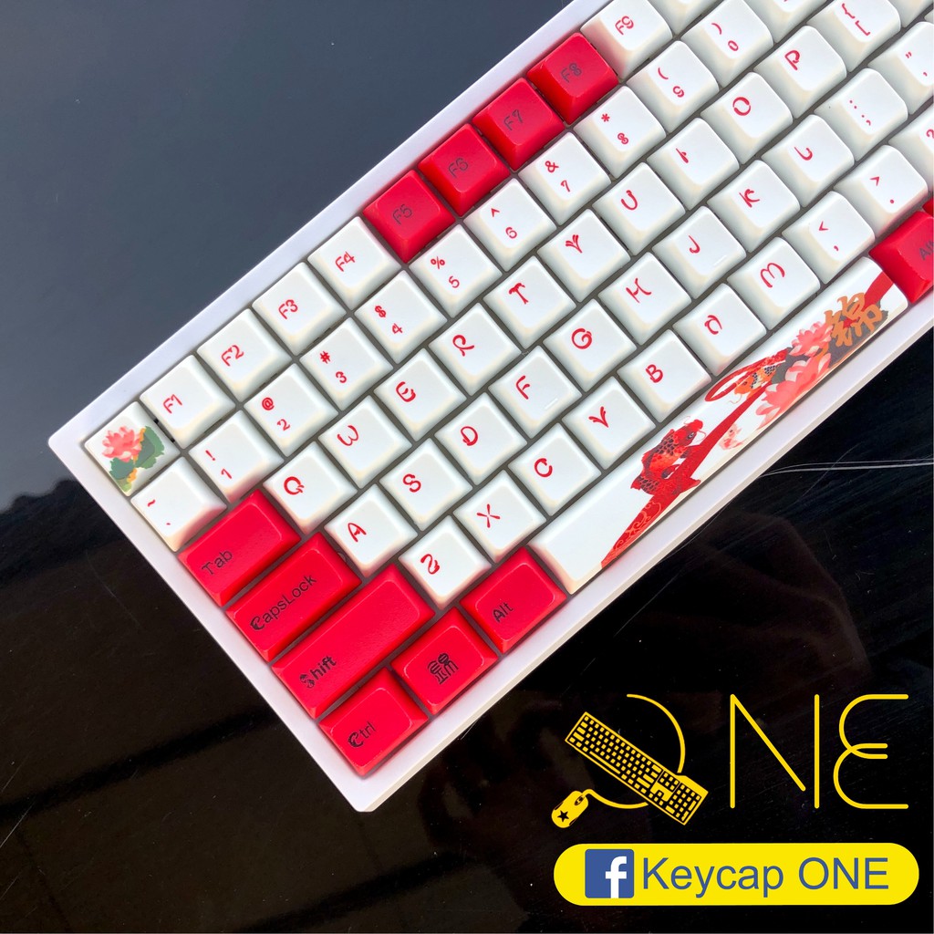 [Mã 153ELSALE2 giảm 7% đơn 300K] Keycap Varmilo Koi Clone [ PBT-XDA-115 phím]