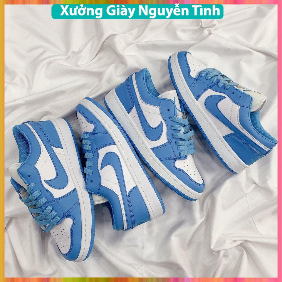 Giày Thể thao 𝐉𝐨𝐫𝐝𝐚𝐧 𝐜ổ 𝐭𝐡ấ𝐩 ✿ 𝐅𝐫𝐞𝐞 𝐬𝐡𝐢𝐩✿ Giày 𝐉𝐨𝐫𝐝𝐚𝐧 1 Paris Xám Xanh cổ thấp nam nữ