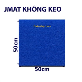 Jmat - Bùi nhùi không keo 50x50cm màu xanh dương