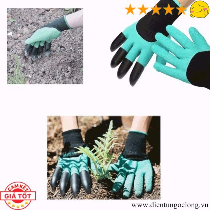 Bộ Găng Tay Làm Vườn Móng vuốt bảo vệ tay và tăng năng suất lao động