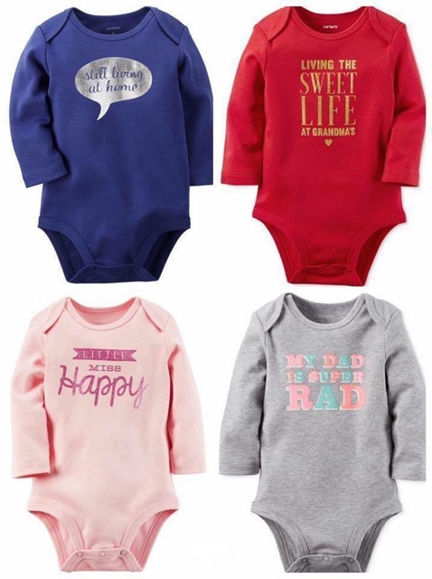 Body Carter dài tay cho bé trai bé gái