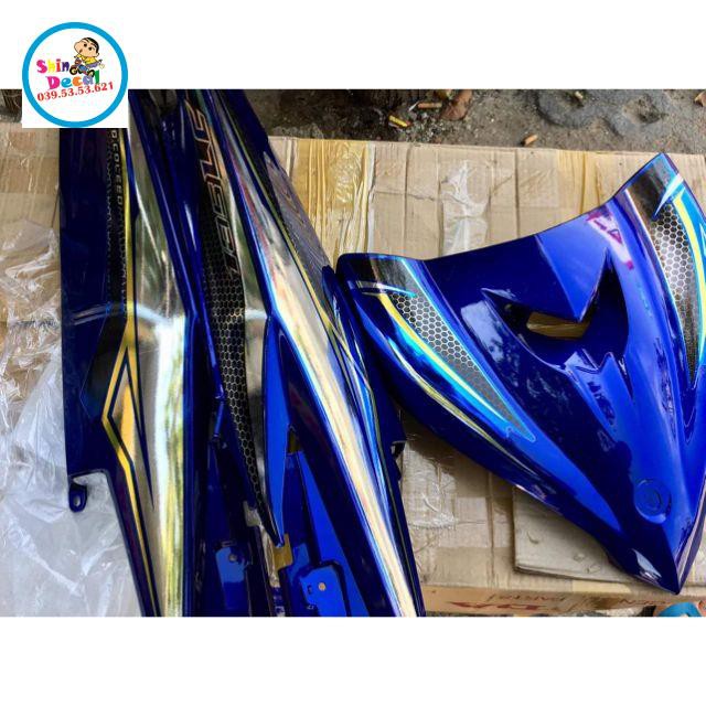 Tem rời ex 2011 Lc trắng xanh chất liệu Crom. Có shop bán Crom giả ae lưu ý.