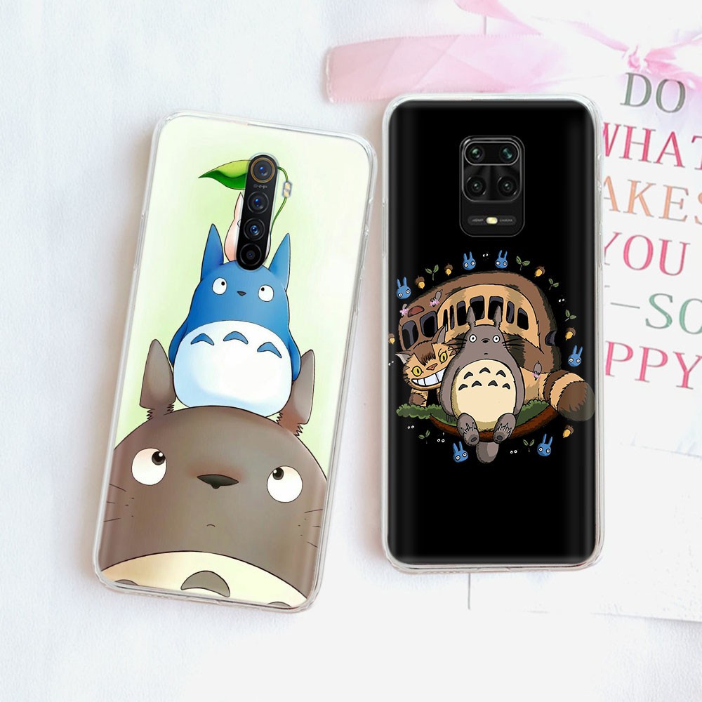 Ốp Điện Thoại Trong Suốt Hình Totoro Dễ Thương Cho Motorola Moto E4 E5 E6 Plus E6S P30 Note Z2 Play Ty170