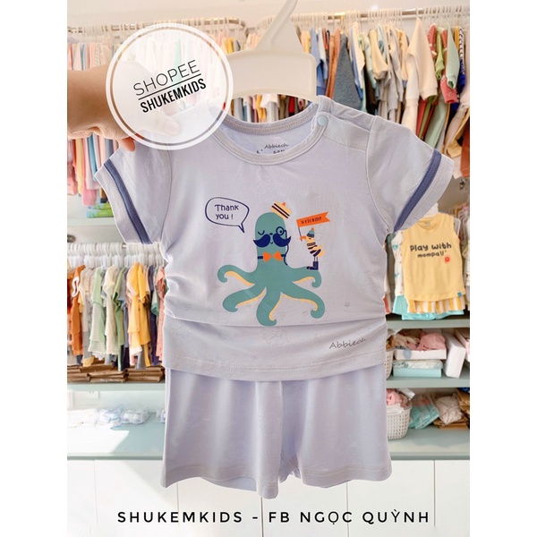 Abbieoh - Bộ dài tay thu đông co dãn thời trang cho bé trai gái ( bé 0-3 tuổi)