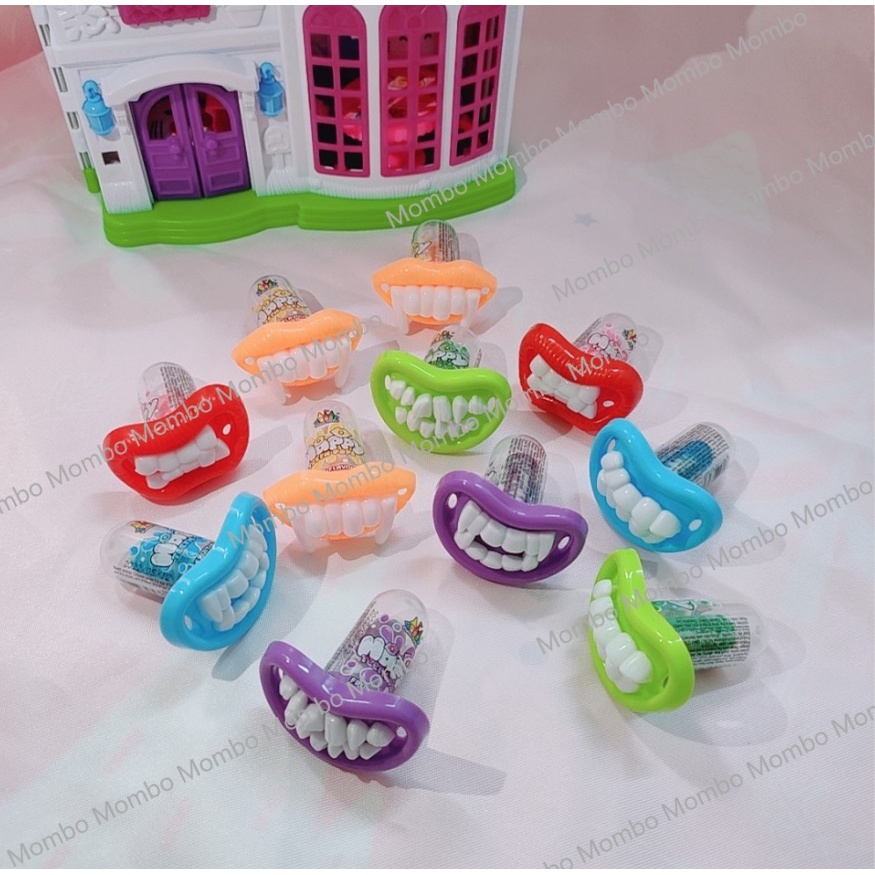 Kẹo mút hàm răng halloween vui nhộn