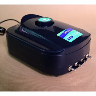 Sủi Oxy êm SOBO 4 Vòi 12W SB- 988, máy sủi êm, 4 vòi cơ động